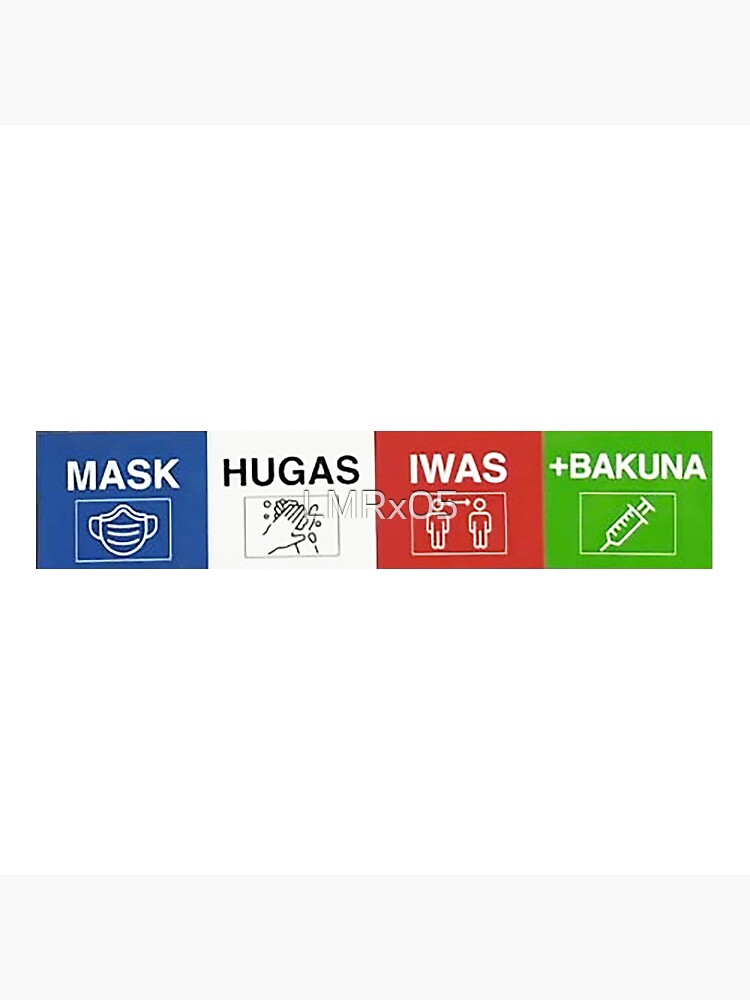 Mask Hugas Iwas Bakuna Mask Wash Avoid Vaccine Poster For