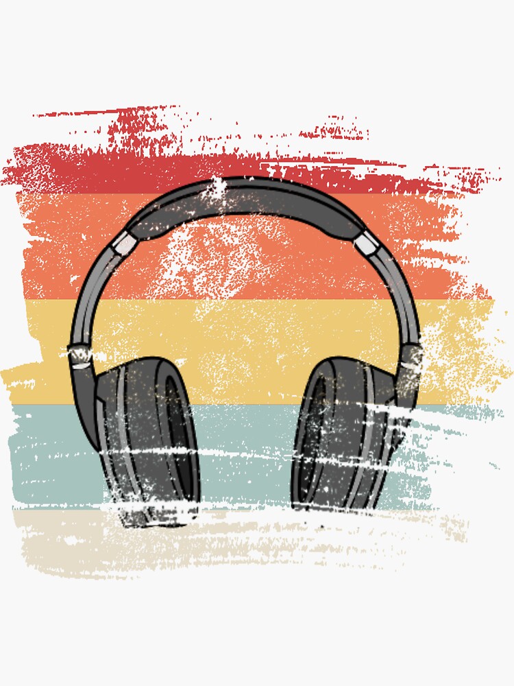 Retro 80s and 90s Headphones