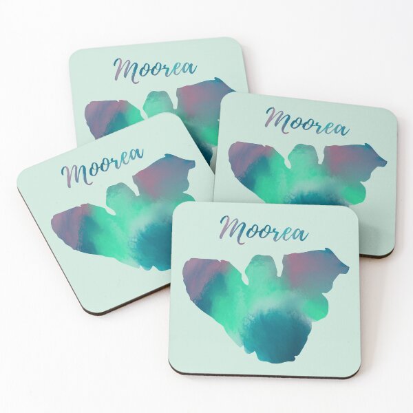 Item preview, Watercolor of Moorea designed and sold by oravaart.