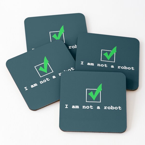 Item preview, I AM NOT A ROBOT designed and sold by WibbleDesign.