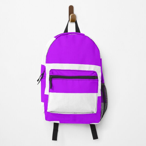 Item preview, Large HOT PURPLE and WHITE Horizontal STRIPES designed and sold by RachelMacht.