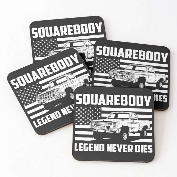 Item preview, Squarebody Legend Never Dies Classic Square Body Pickup Truck designed and sold by abulfaruque.