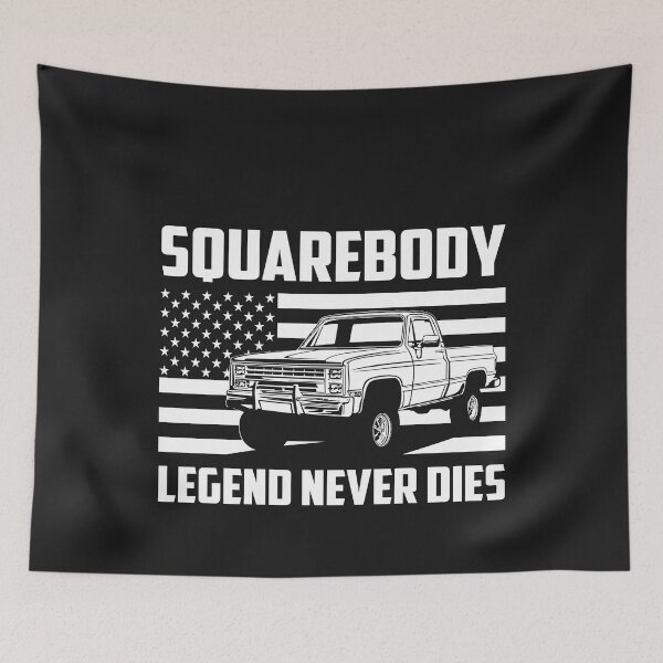 Item preview, Squarebody Legend Never Dies Classic Square Body Pickup Truck designed and sold by abulfaruque.