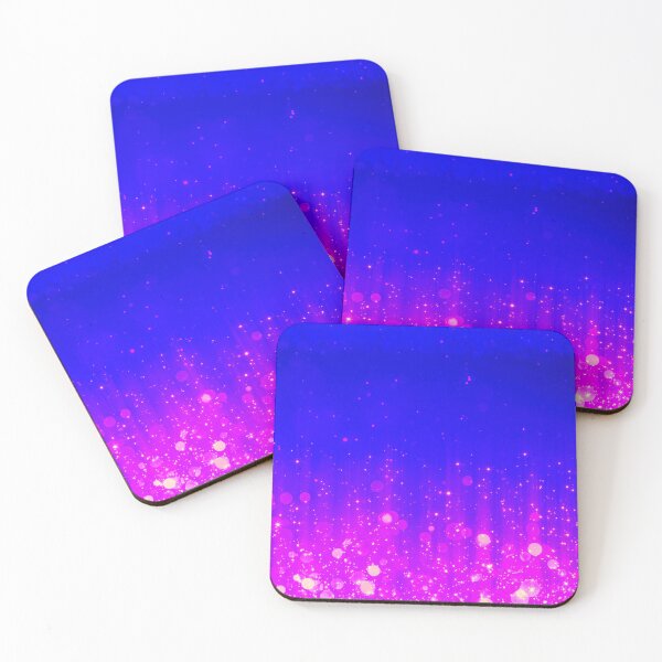 Item preview, Blurry pink lights on blue background designed and sold by fowons.