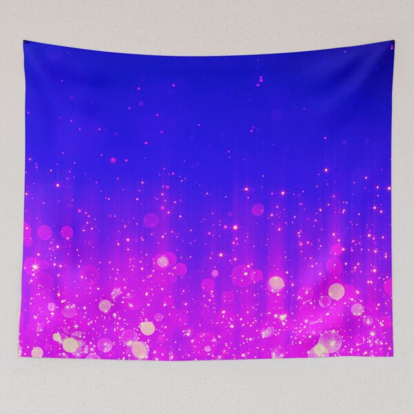 Item preview, Blurry pink lights on blue background designed and sold by fowons.