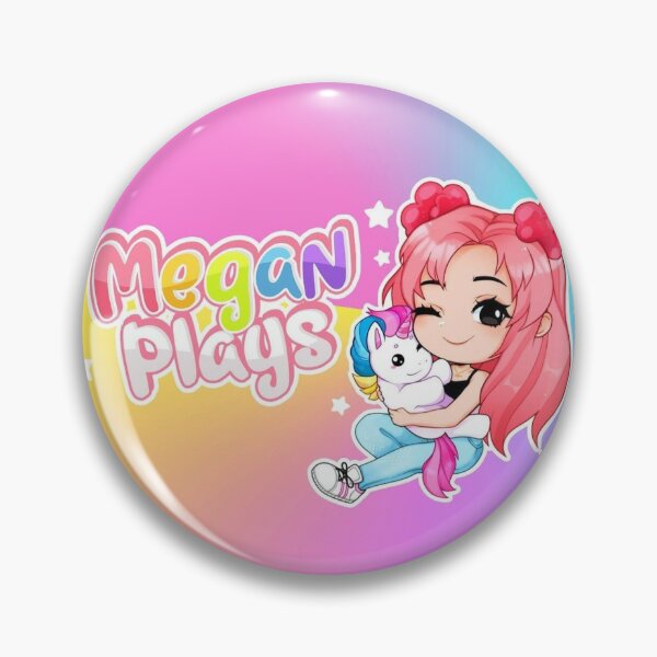 Megan Plays Pins And Buttons Redbubble - bff squad roblox meganplays