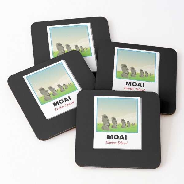 Item preview, Moai - Easter Island | Travelling Collection designed and sold by Viombhte-Prints.