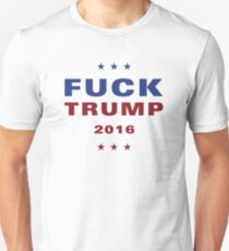 FUCK TRUMP Logo - Stars Unisex T-Shirt