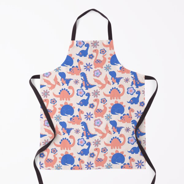 Item preview, Cute Baby Dinosaur Floral Pattern - Cream Color Background designed and sold by Sajuade.