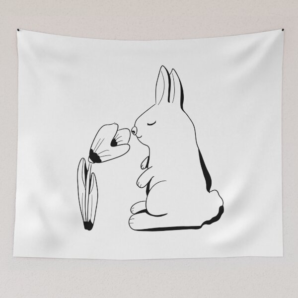Item preview, Copy of Bunny with flower  designed and sold by Antiope33.