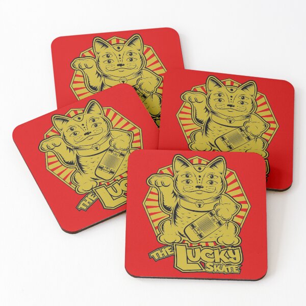 Item preview, Lucky Cat Skate designed and sold by MathDesign03.