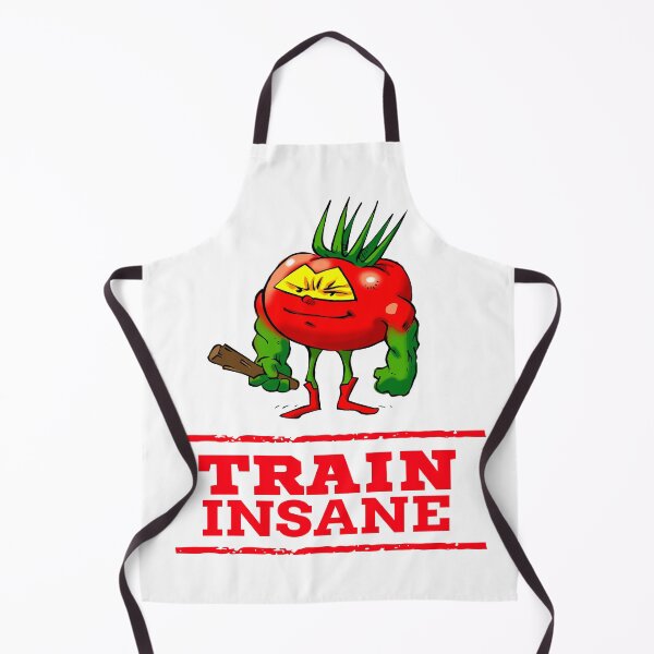Item preview, Train Insane Tomato The Barbarian Bodybuilder Workout Powerlifter Weightlifter designed and sold by ProjectX23.