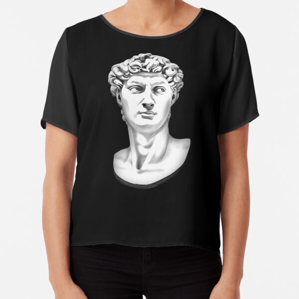 Busto del David de Miguel Ángel Blusa