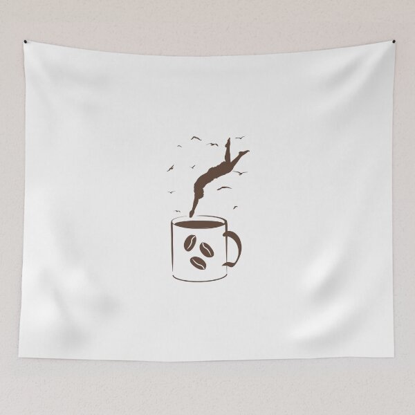 Item preview, Cliff Diving with coffee designed and sold by Luxury-Outfits.
