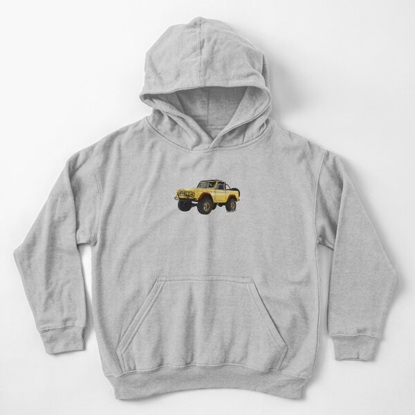 Yellow Dog Bronco T-Shirt and Other Stuff!!! Kids Pullover Hoodie