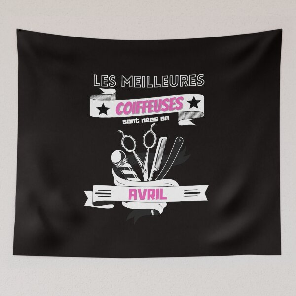 Item preview, The best hairdressers are born in April designed and sold by Ydurand.