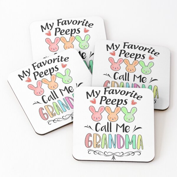Item preview, My Favorite Peeps Call Me Grandma designed and sold by Thevulcano.