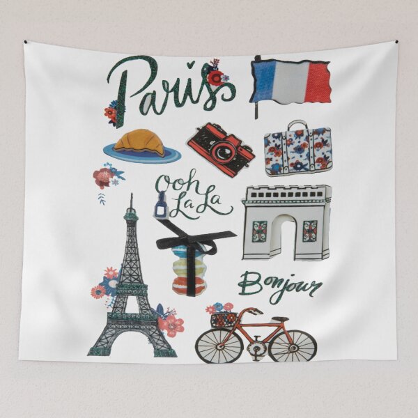 Artikelvorschau, Süchtig nach Paris entworfen und verkauft von FoosDesigns.