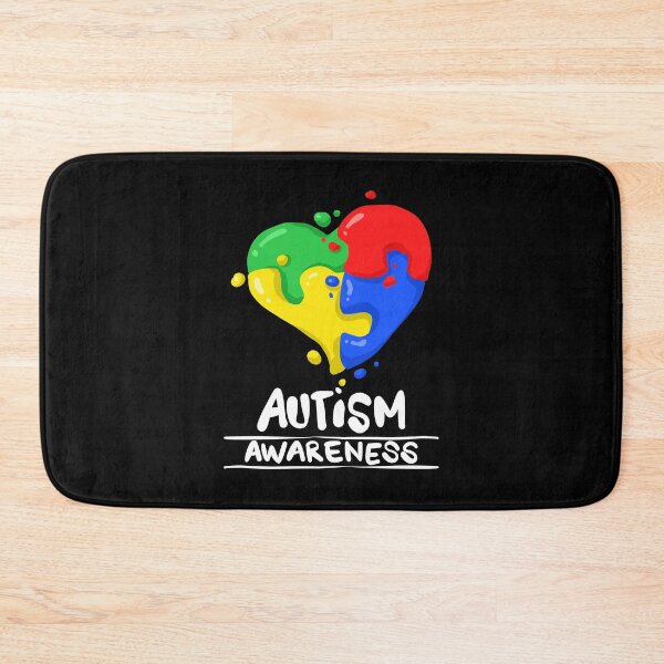 Artikelvorschau, Autismus-Bewusstseins-Herz-Puzzle-Geschenk entworfen und verkauft von TTFMerch.