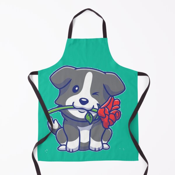 Artikelvorschau, Shirt Cute Dog zwinkert mit schönen Blumen entworfen und verkauft von PicartStore98.