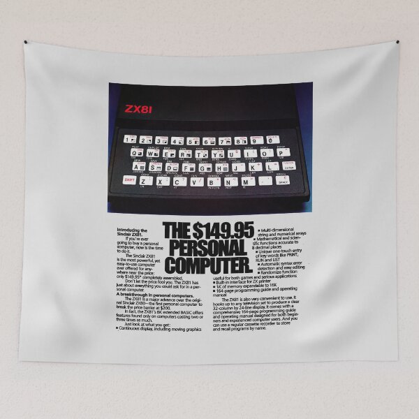 Item preview, HOME COMPUTER ADVERT designed and sold by ThrowbackAds.