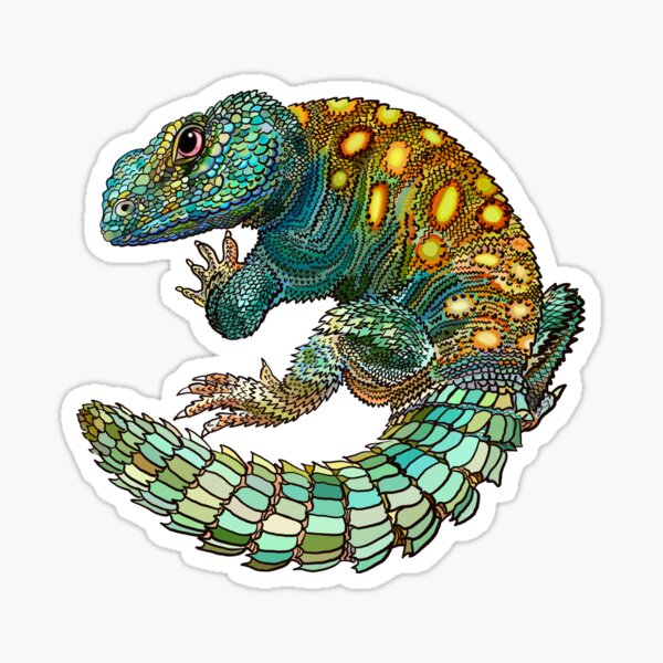 Item preview, Cobalt uromastyx designed and sold by Tully Simmonds.