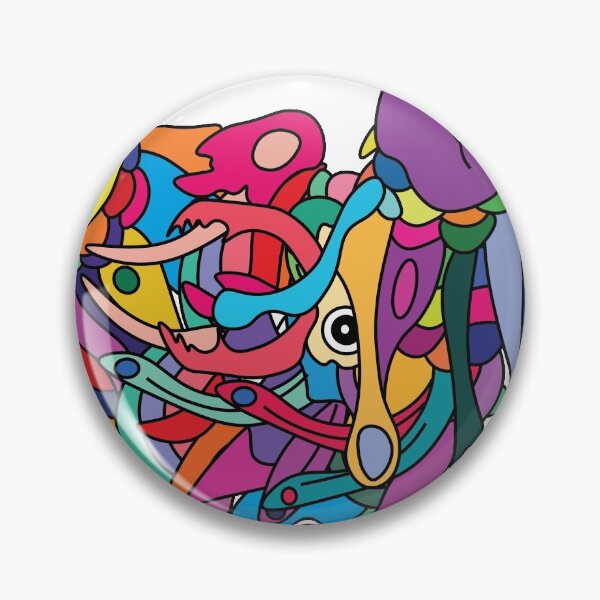 Item preview, Monster art with colorful  designed and sold by rzkisyarip.