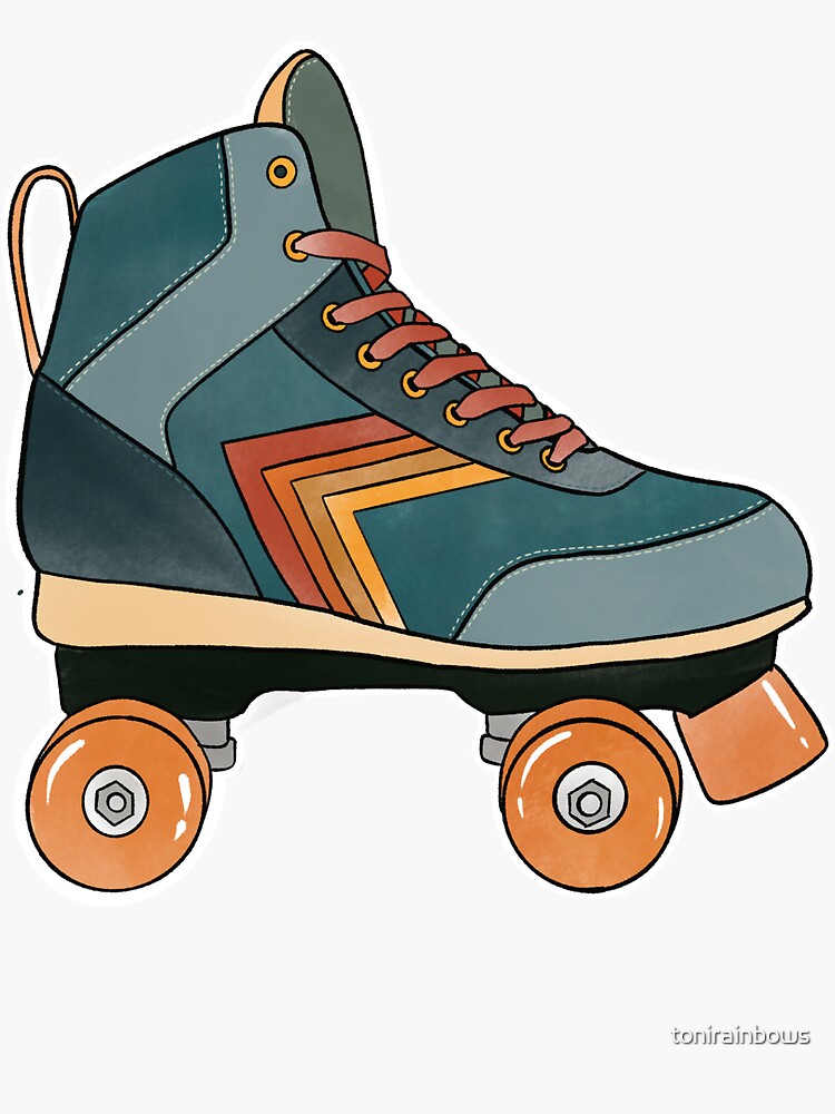 Roller skate 70s Vibe | Sticker