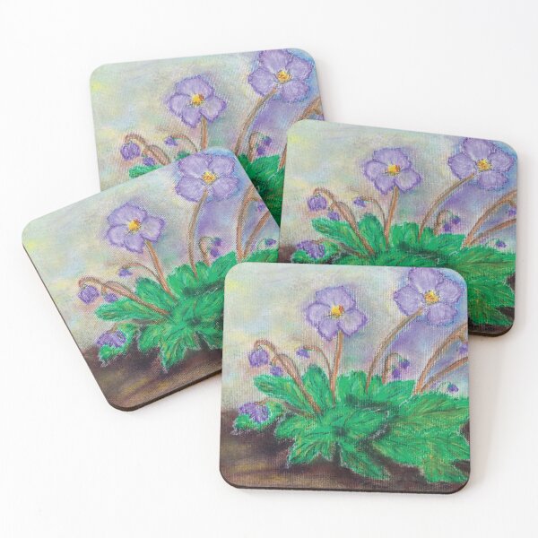 Item preview, Violets Watercolor technique designed and sold by pineappledizajn.