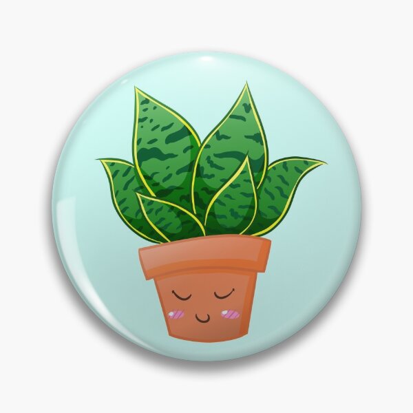 Aperçu de l'œuvre Pot de fleurs mignon serpent Sansevieria créée et vendue par Semseh.