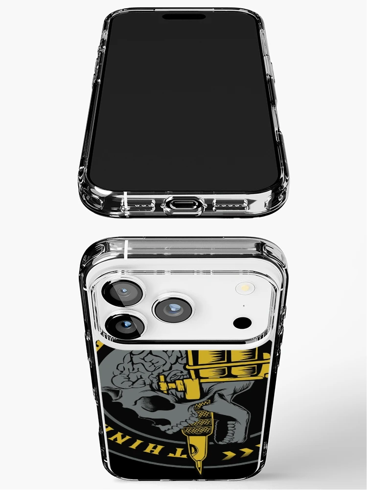 Thumbnail 3 of 5, iPhone Case, Skull Tattoo Machine designed and sold by MathDesign03.