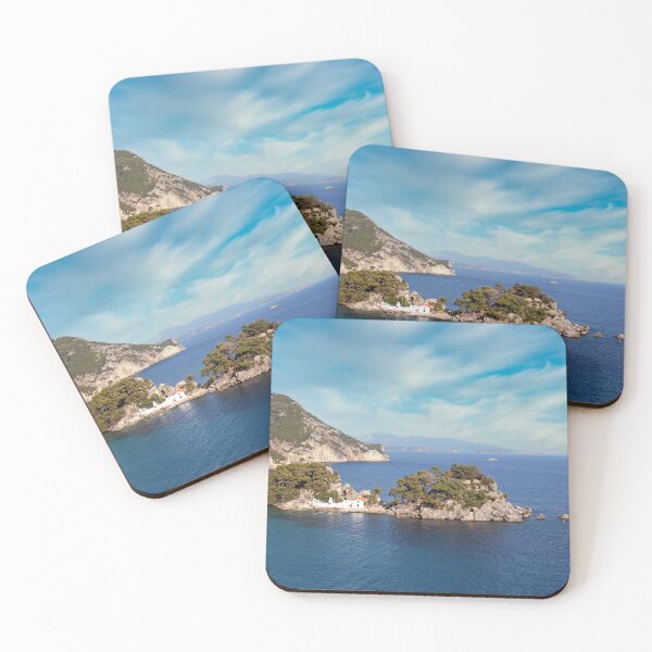 Item preview, Greek orthodox church on island Panagias in Parga Greece designed and sold by goceris.