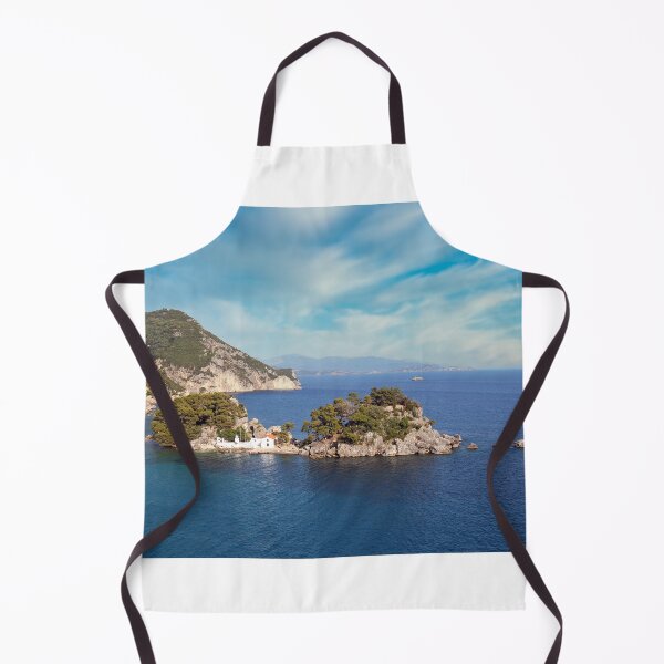 Item preview, Greek orthodox church on island Panagias in Parga Greece designed and sold by goceris.