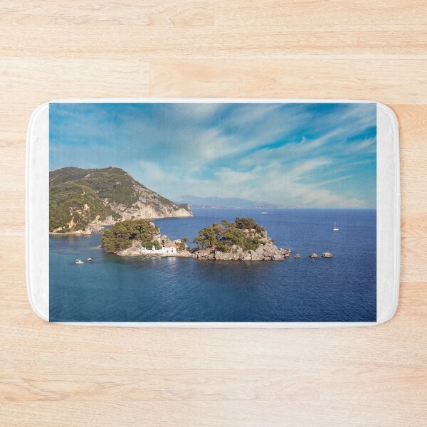 Item preview, Greek orthodox church on island Panagias in Parga Greece designed and sold by goceris.