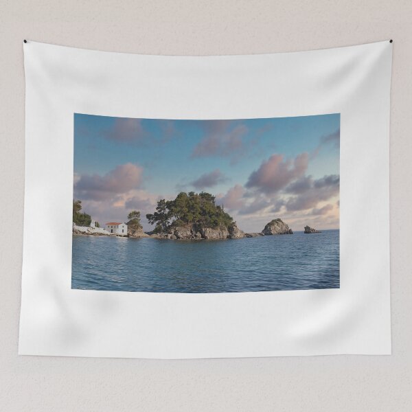 Item preview, Greek orthodox church on island Panagias in Parga town Greece designed and sold by goceris.