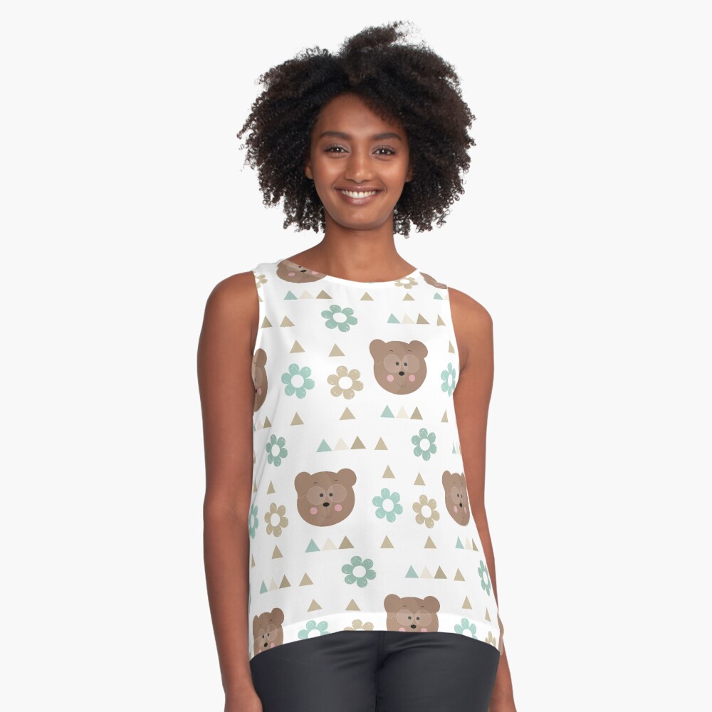 Item preview, Sleeveless Top designed and sold by vectormarketnet.