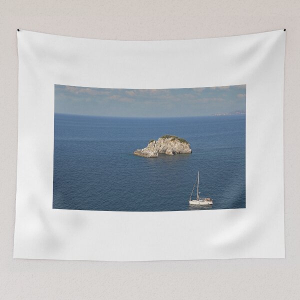 Item preview, Yacht sails on the Ionian Sea Parga Greece summer season designed and sold by goceris.