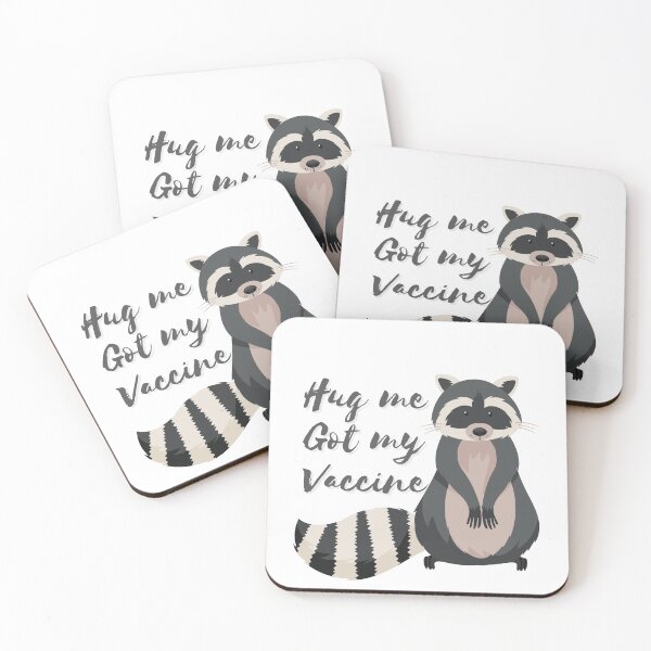 Item preview, Funny Vaccine Racoon Give me a Hug designed and sold by Schka.