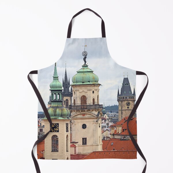 Item preview, churches and clock towers in old town Prague designed and sold by goceris.
