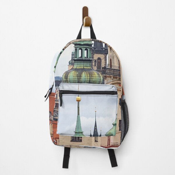 Item preview, churches and clock towers in old town Prague designed and sold by goceris.