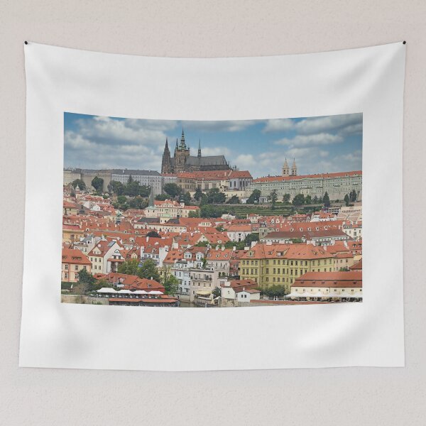 Item preview, Prague Castle and Saint Vitus Cathedral cityscape Czech republic designed and sold by goceris.