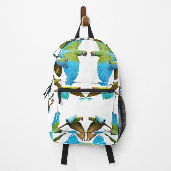 Item preview, Flock of The Great Green & Military Macaws (Green & Blue) designed and sold by JungleVision.