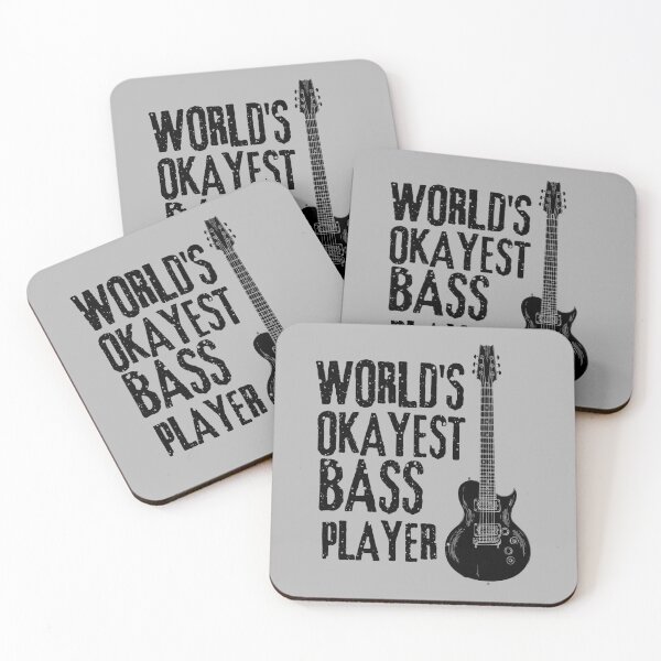 Item preview, Worlds Okayest Bass Player designed and sold by Rhu Creations.