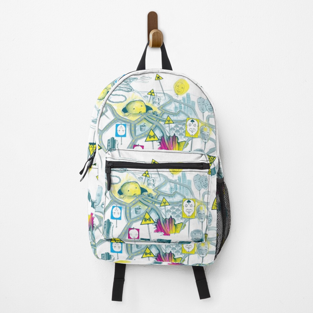 Vista previa del artículo con la obra «Mochila», diseñado y vendido por Ruta.