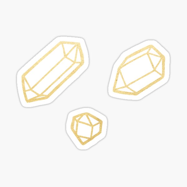 Item preview, Gold and White Gemstone Pattern designed and sold by evannave.