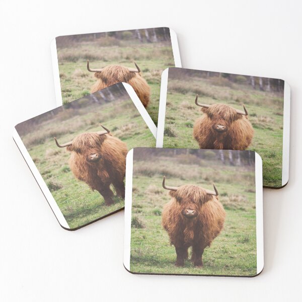 Item preview, highland cow portrait designed and sold by N' ajjer.