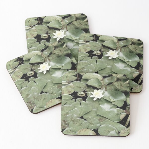 Item preview, Dark Lilypads with Waterlily designed and sold by JLCole.