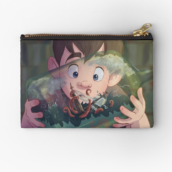 Ship In a Bottle Zipper Pouch