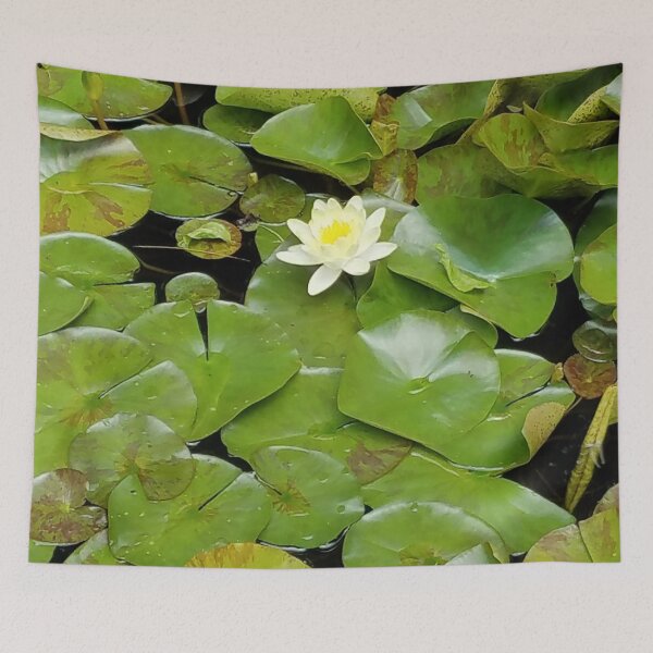 Item preview, Bright Lilypads with Waterlily designed and sold by JLCole.