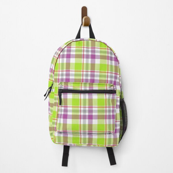Item preview, Plaid Pattern Green Purple Red White designed and sold by Grafititee.